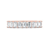 Sugarock Classic Diamond Bands 14K Rose Gold Anniversary Band DEF VVS-VS