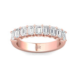 Sugarock Classic Diamond Bands 14K Rose Gold Anniversary Band DEF VVS-VS