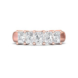 Sugarock Classic Diamond Bands 14K Rose Gold Anniversary Band DEF VVS-VS