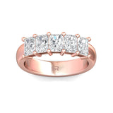 Sugarock Classic Diamond Bands 14K Rose Gold Anniversary Band DEF VVS-VS