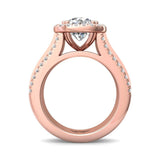 Sugarock Encore 14K Rose Gold Engagement Ring DEF VVS-VS