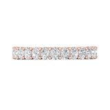 Sugarock Classic Diamond Bands 14K Rose Gold Anniversary Band DEF VVS-VS