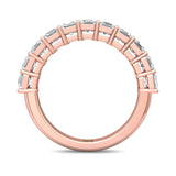 Sugarock Classic Diamond Bands 14K Rose Gold Anniversary Band DEF VVS-VS