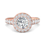 Sugarock Encore 14K Rose Gold Engagement Ring DEF VVS-VS
