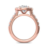 Sugarock Encore 14K Rose Gold Engagement Ring DEF VVS-VS