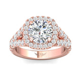 Sugarock Encore 14K Rose Gold Engagement Ring DEF VVS-VS