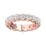 Sugarock Classic Diamond Bands 14K Rose Gold Anniversary Band DEF VVS-VS