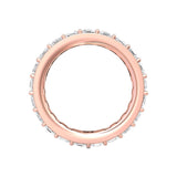 Sugarock Classic Diamond Bands 14K Rose Gold Anniversary Band DEF VVS-VS