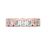 Sugarock Classic Diamond Bands 14K Rose Gold Anniversary Band DEF VVS-VS