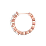 Sugarock Classic Diamond Earrings 14K Rose Gold Earring DEF VVS-VS