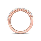 Sugarock Classic Diamond Bands 14K Rose Gold Anniversary Band DEF VVS-VS