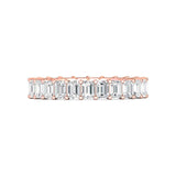 Sugarock Classic Diamond Bands 14K Rose Gold Anniversary Band DEF VVS-VS