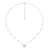 Sugarock Classic Diamond Pendant 14K Rose Gold Pendant DEF VVS-VS
