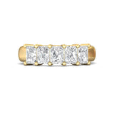 Sugarock Classic Diamond Bands 18K Yellow Gold Anniversary Band DEF VVS-VS
