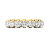 Sugarock Classic Diamond Bands 18K Yellow Gold Anniversary Band DEF VVS-VS