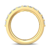 Sugarock Classic Diamond Bands 18K Yellow Gold Anniversary Band DEF VVS-VS