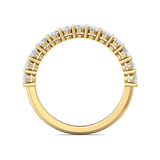 Sugarock Classic Diamond Bands 18K Yellow Gold Anniversary Band DEF VVS-VS