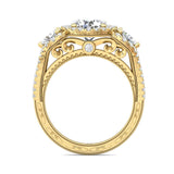 Sugarock Encore 18K Yellow Gold Engagement Ring DEF VVS-VS