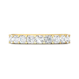 Sugarock Classic Diamond Bands 18K Yellow Gold Anniversary Band DEF VVS-VS