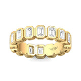 Sugarock Classic Diamond Bands 18K Yellow Gold Anniversary Band DEF VVS-VS