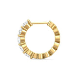 Sugarock Classic Diamond Earrings 18K Yellow Gold Earring DEF VVS-VS