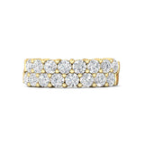 Sugarock Classic Diamond Bands 18K Yellow Gold Anniversary Band DEF VVS-VS