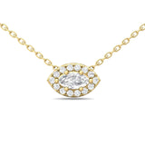 Sugarock Classic Diamond Pendant 18K Yellow Gold Pendant DEF VVS-VS