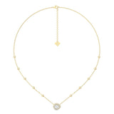 Sugarock Classic Diamond Pendant 18K Yellow Gold Pendant DEF VVS-VS