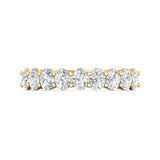Sugarock Classic Diamond Bands 18K Yellow Gold Anniversary Band DEF VVS-VS