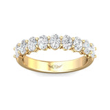 Sugarock Classic Diamond Bands 18K Yellow Gold Anniversary Band DEF VVS-VS