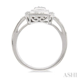 1/20 Ctw Round Cut Diamond Ring in Sterling Silver
