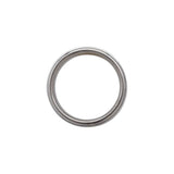Tungsten 8 mm Stepped-Edge Inlay Comfort-Fit Band  Size 9.5