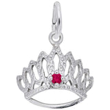 TIARA W/BIRTHSTONE-JULY