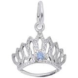 TIARA W/BIRTHSTONE-MAR