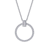 0.39 CTW Open Circle Necklace