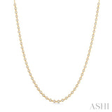 1 1/4 Ctw Bezel Set Round Cut Diamond Tennis Necklace in 14K Yellow Gold