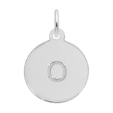 Petite Initial Disc - Lower Case Block o