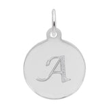 PETITE INITIAL DISC - SCRIPT A