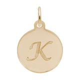 PETITE INITIAL DISC - SCRIPT K