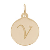 PETITE INITIAL DISC - SCRIPT V