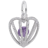 02 HEART BIRTHSTONE FEB