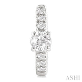.40CTRDDM PETITE HUGGIE ER WG 14K-G*