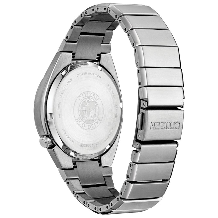 Citizen Eco-Drive Garrison Titanium Watch with Black Dial and