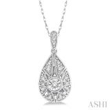 Pear Shape Diamond Pendant