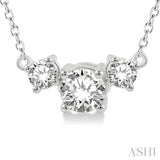 Past Present & Future Diamond Necklace