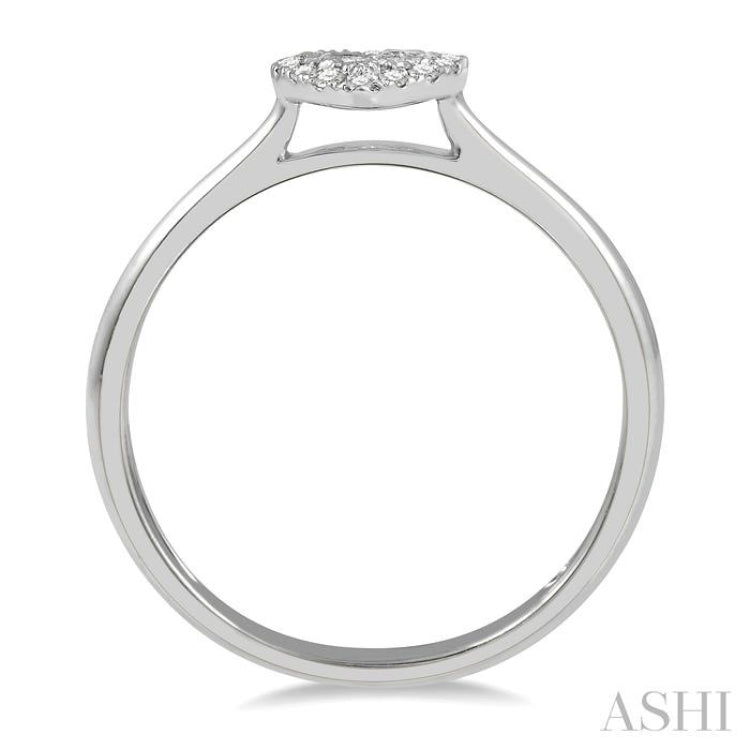 Stackable Heart Shape Fusion Diamond Fashion Ring
