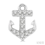 Anchor Petite Diamond Fashion Earrings