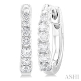 Journey Petite Diamond Huggie Fashion Earrings