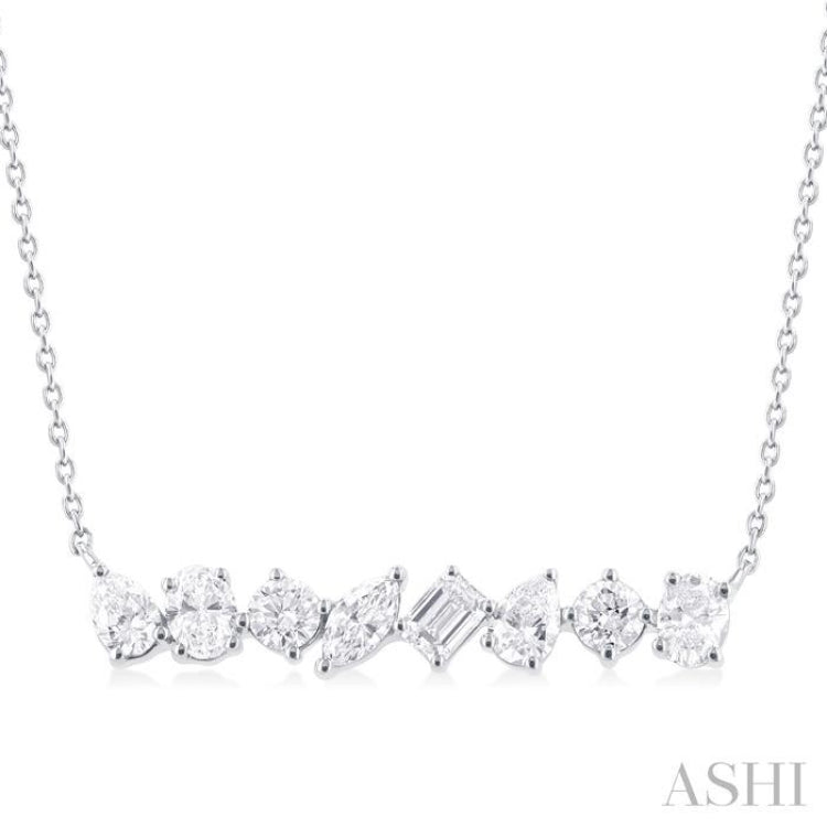 Multi-Shape Illusion Diamond Necklace – MUS.za Fine Jewellery