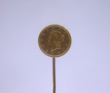 1851 GOLD DOLLAR STICK PIN